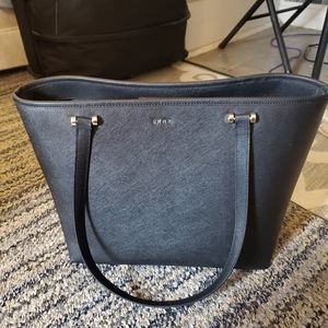 DKNY black shopper bag
